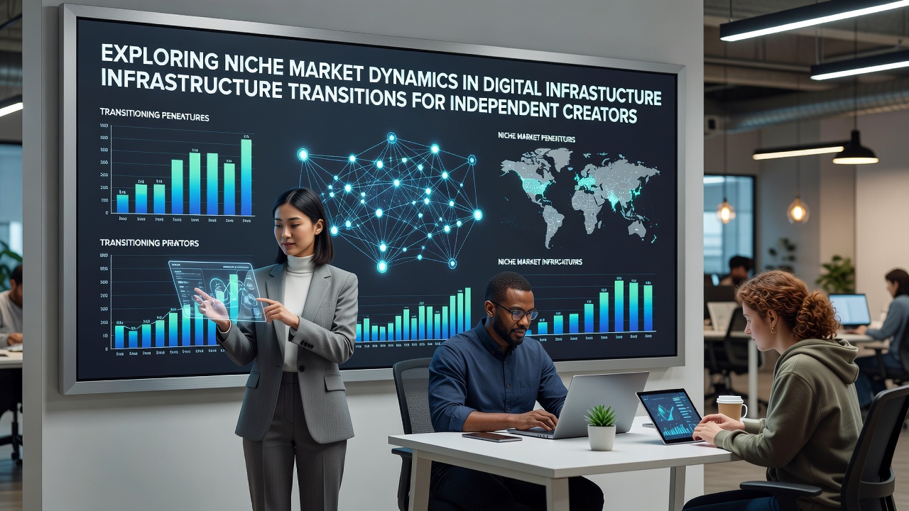 Exploring Niche Market Dynamics in Digital Infrastructure Transitions for Independent Creators